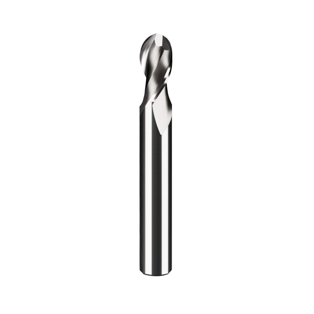 45 Series 2 Flutes Carbide Ball Nose End Mill  for Aluminum