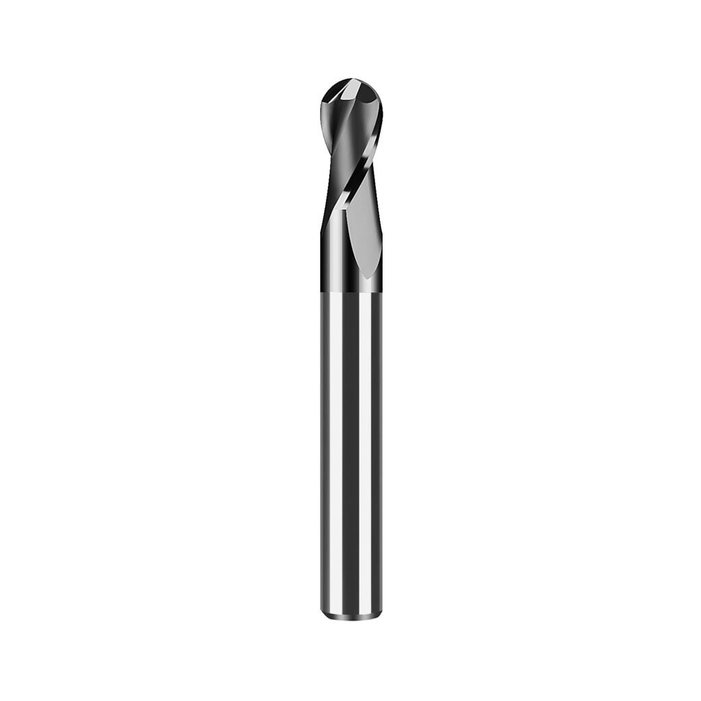 45 Series 2 Flutes Carbide Ball Nose End Mill