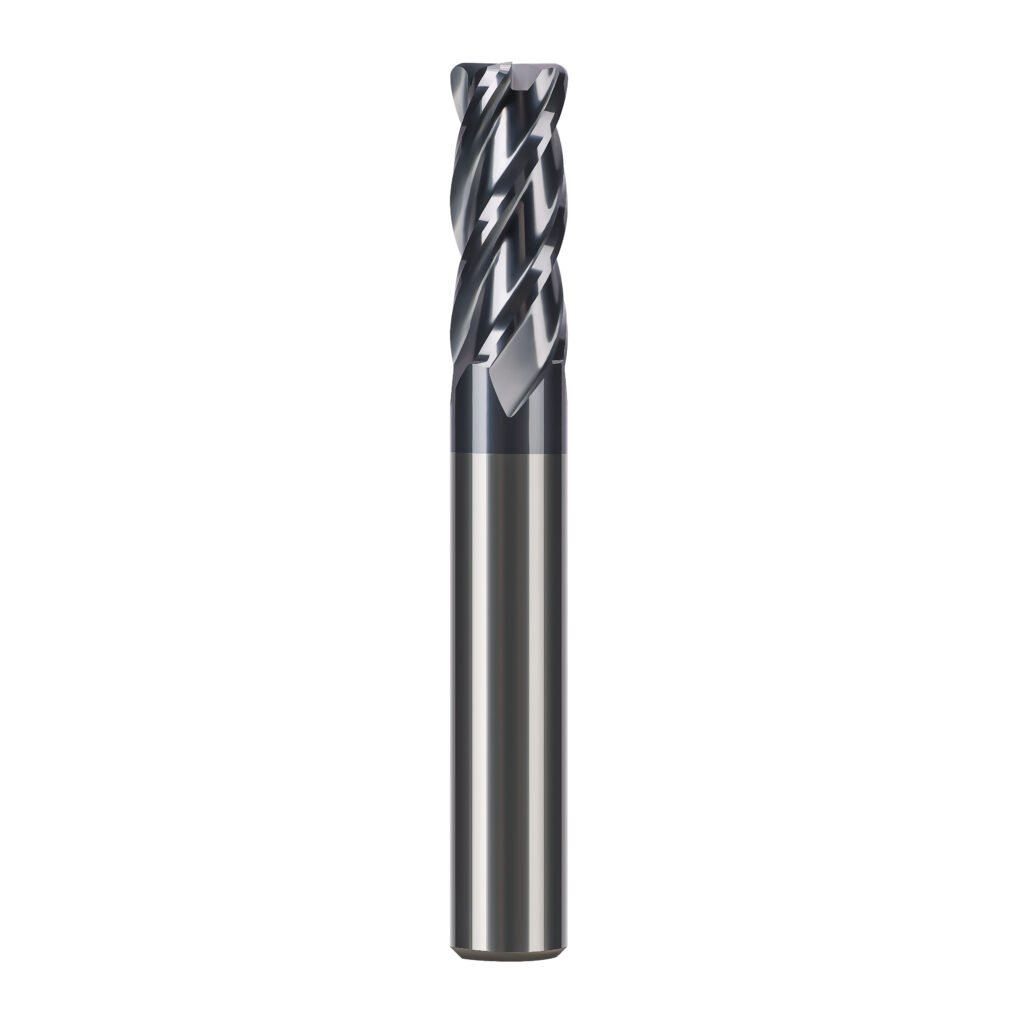 45 Series 4 Flutes Carbide Corner Radius End Mill