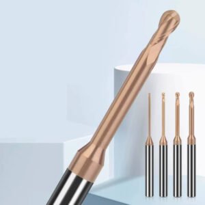 55 Series 2 Flutes Deep Groove Ball Nose End Mill