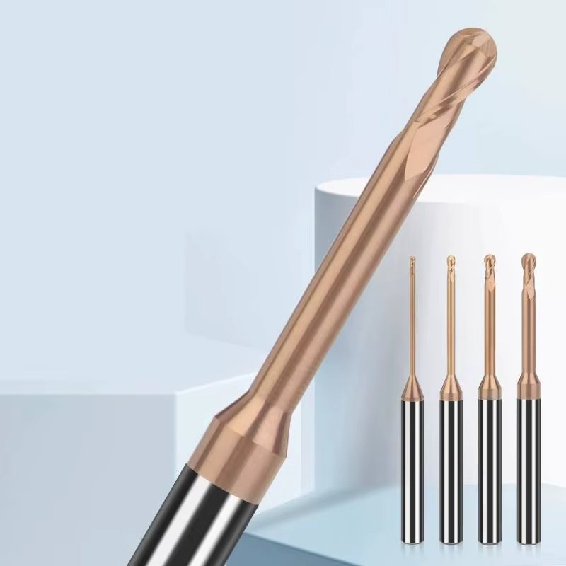 55 Series 2 Flutes Deep Groove Ball Nose End Mill