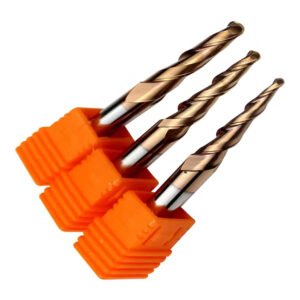 55 Series 2 Flutes Tapered Carbide Ball Nose End Mill