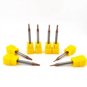 55 Series 3 Flutes Tapered Carbide Flat End Mill