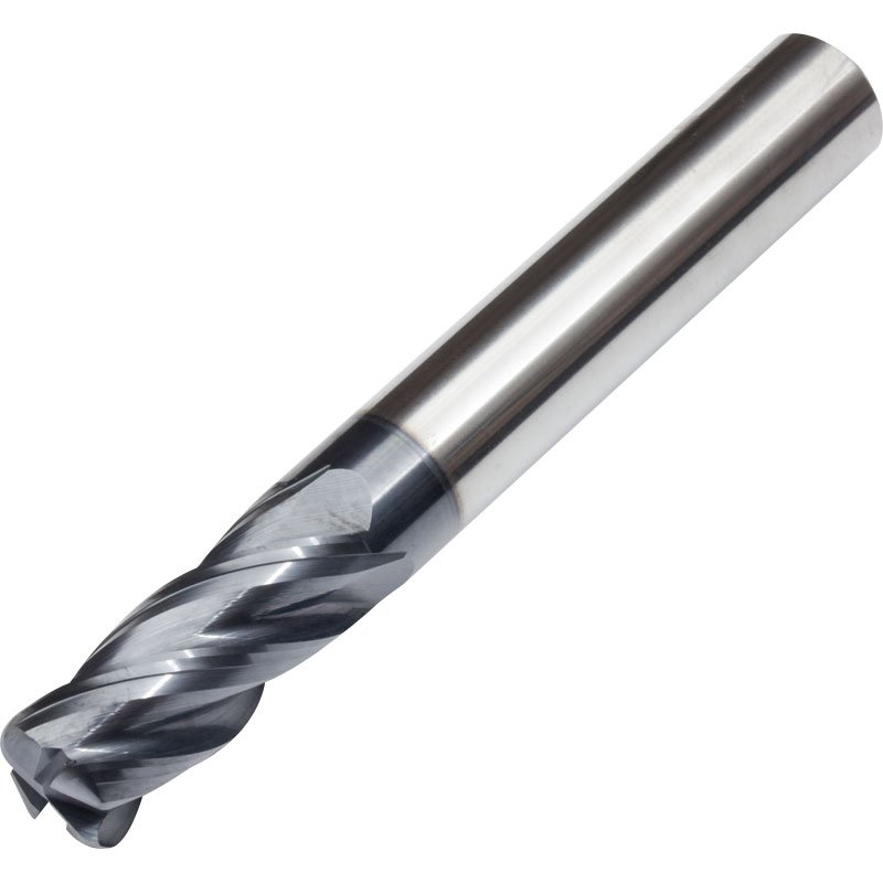 60 Series 4 Flutes Carbide Corner Radius End Mill