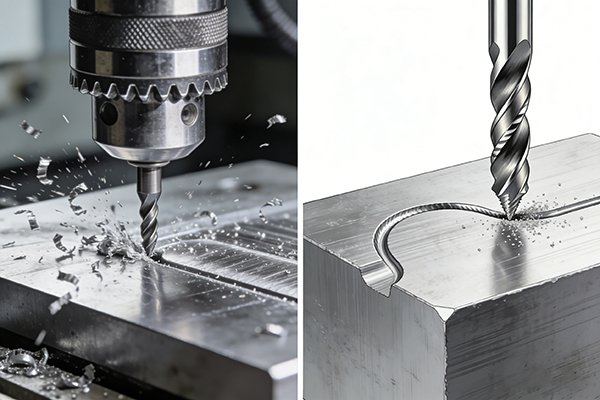 3D toolpath simulation showing a ball nose end mill creating a curved surface.