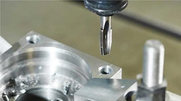 A selection of different metal workpieces